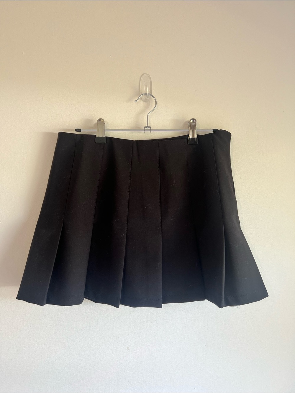Black Pleated Women's Skirt - Classic A-Line Mini